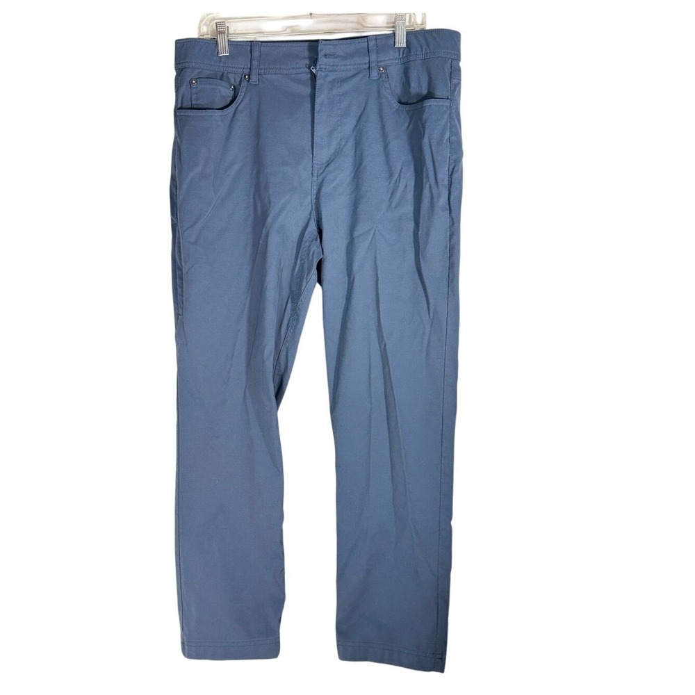 Gerry Men's Blue performance Chinos - Classic Straight Fit 34x 30 measures 36"